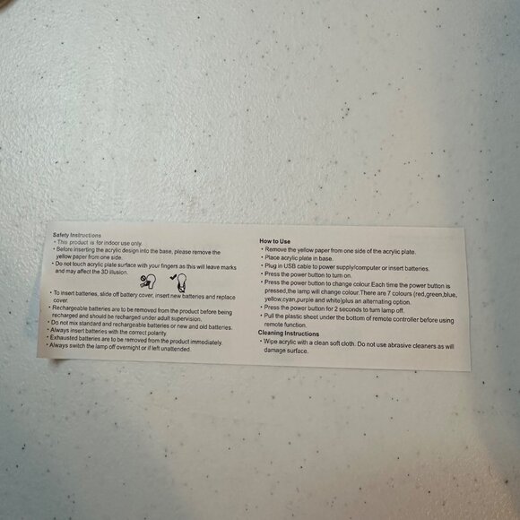 3D Illusion Star Wars Night Light With Remote Control Yoda Darth Vader Chewbacca - Picture 6 of 13